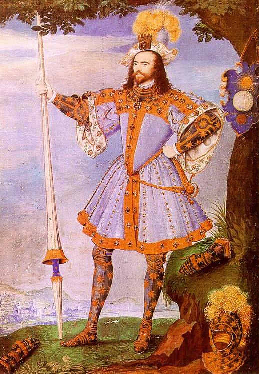 Nicholas Hilliard Portrait of George Clifford The Earl of Cumberland Norge oil painting art